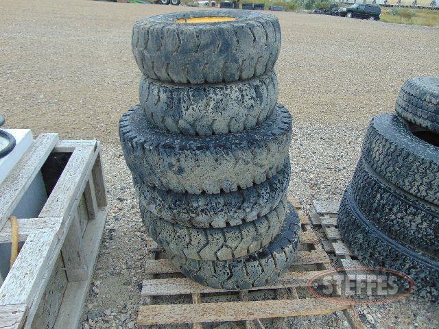 (2) 7.50-10 tires - (4) 7.50-15 tires off of a forklift,_1.jpg